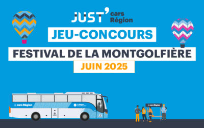 Just’cars Région vous emmènent au Festival de la Montgolfière à Annonay !